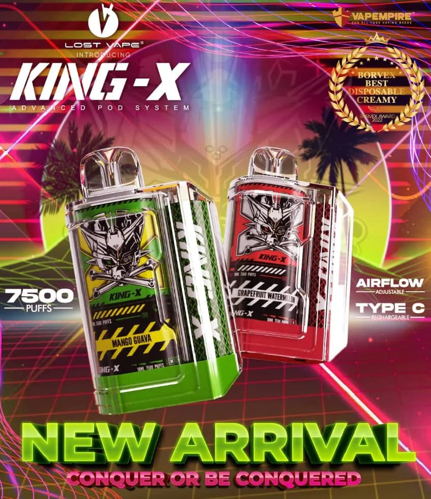 KING X 7500 Puff Disposable Vape 