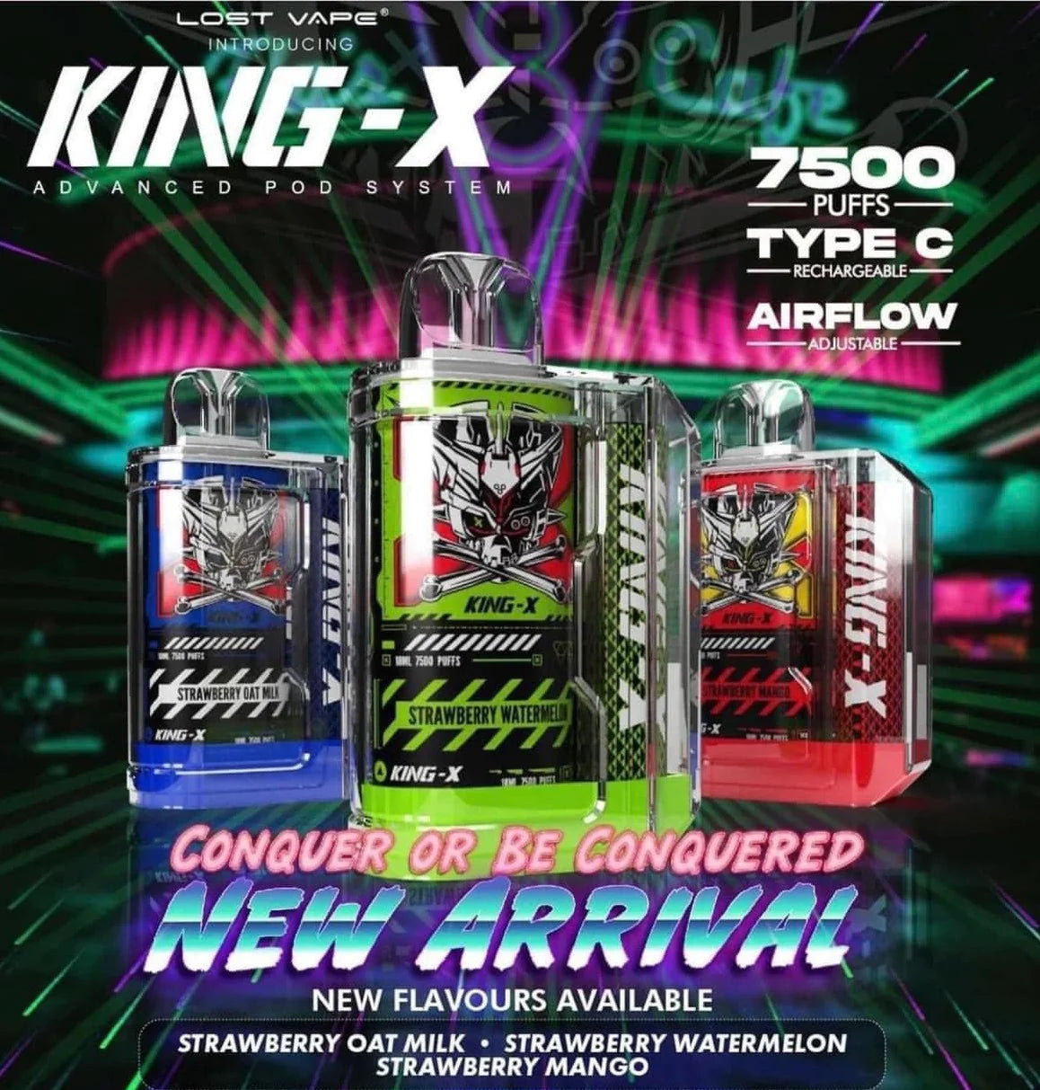 KING X 7500 Puff Disposable Vape 